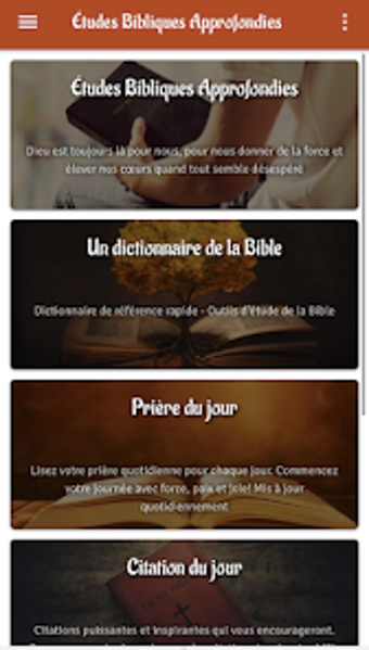 Études Bibliques Approfondies