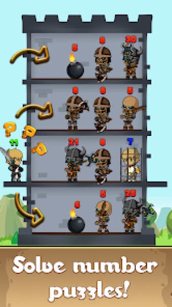 Number tower fight Merge Game
