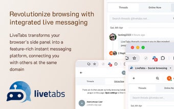 LiveTabs - Social browsing