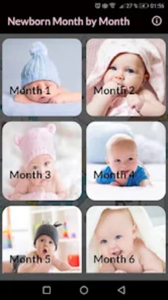 Newborn month by month