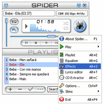 Spider Player Portable