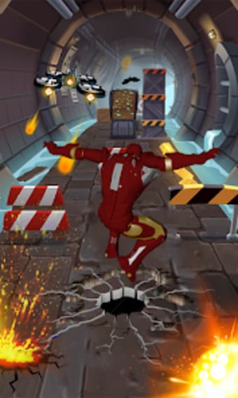 Iron Hero Man: Subway Runner