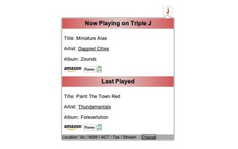 Now Playing on Triple-J