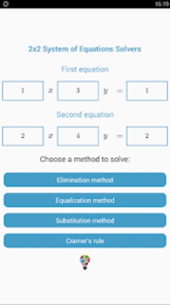 2x2 System of Equation Solvers