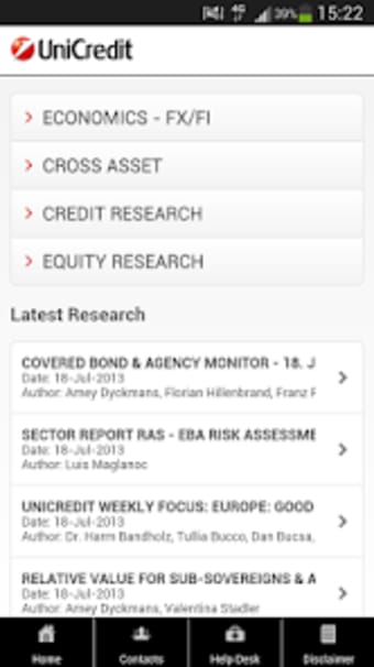Research by UniCredit