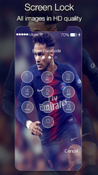 Neymar Screen Lock PSG