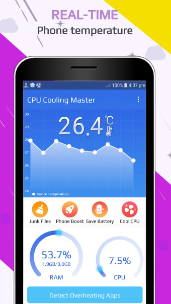 Cool Master  CPU Cooler Phone Booster  Cleaner