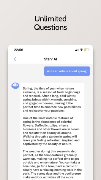 Star7 AI - Chat  Writing bot