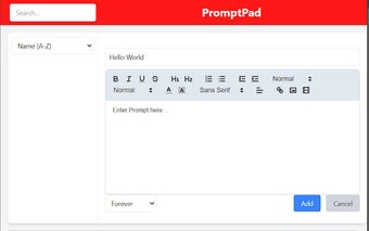 PromptPad