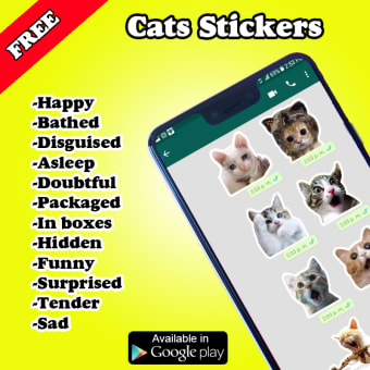 Best Cat Stickers for Chat WAS
