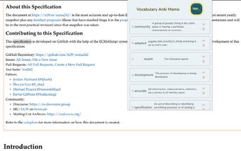 Vocabulary Anki Memo