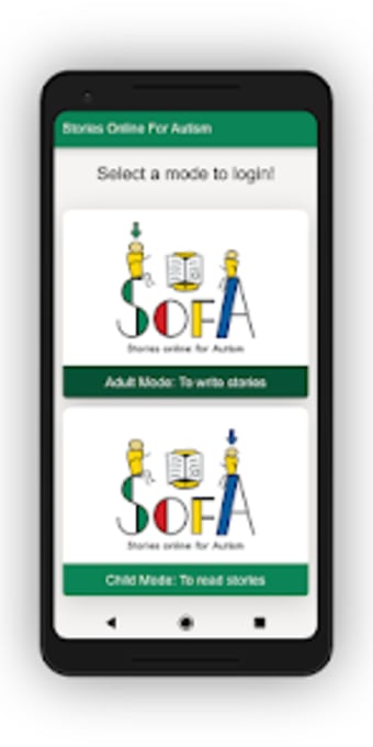 SOFA: Stories Online For Autis