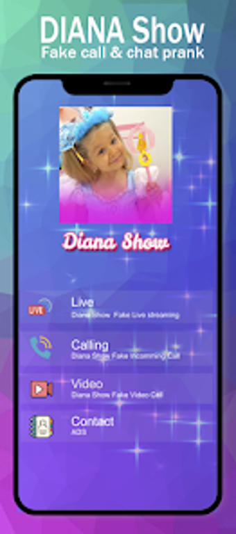 Diana Show Fake Call  Video