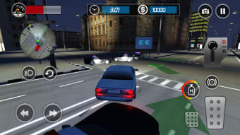Police Car Escape 3D: Night Mode Racing Chase Game
