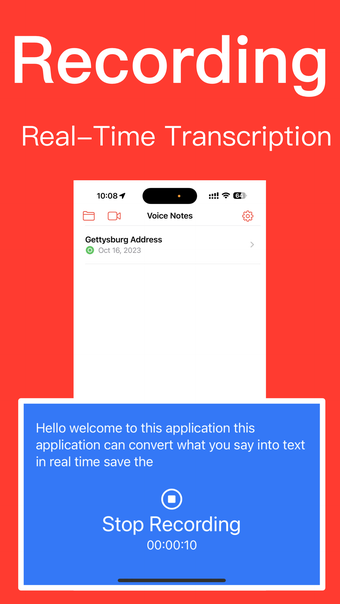 RecAI - Speech to TextTrans