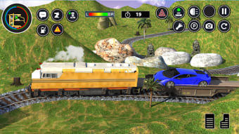 Cargo Transport Train Car Game