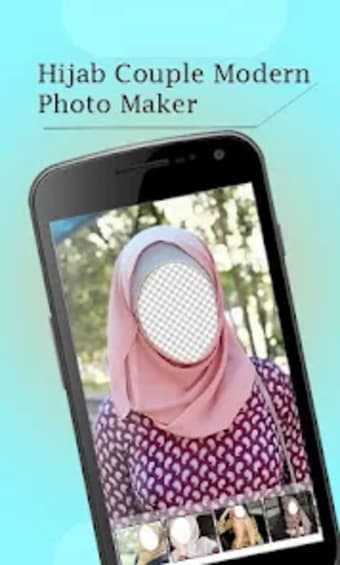 Cute Hijab Style Photo Frame