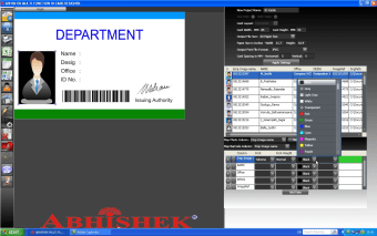Abhishek Multi Function ID Card Designer