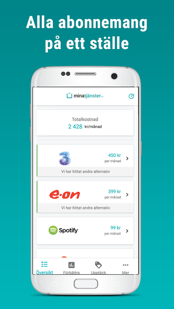 Mina Tjänster - Alla abonnemang på ett ställe