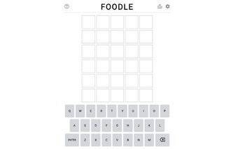 Foodle - Food Wordle Puzzle game