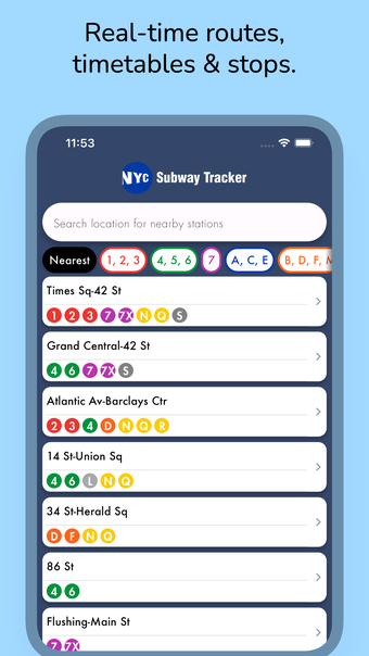 NYC Subway Tracker