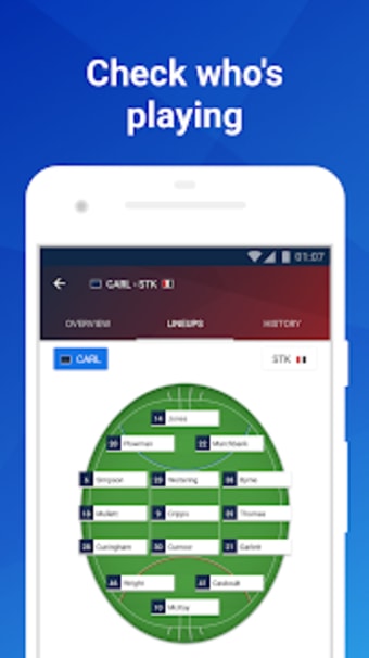 Footy Live: Live AFL scores stats and news.