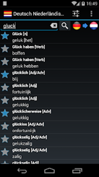 Offline German Dutch Dictionar