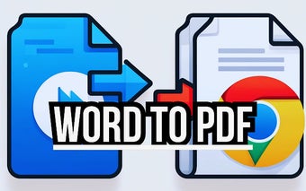 Easily convert Word files to PDF