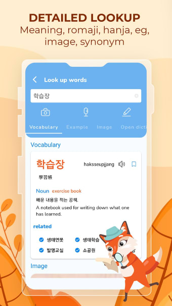 Korean dictionary  translator