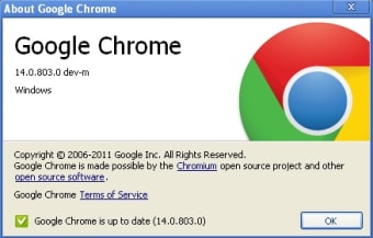 Google Chrome Dev Release