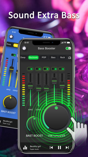Music Equalizer  Bass Booster Virtualizer