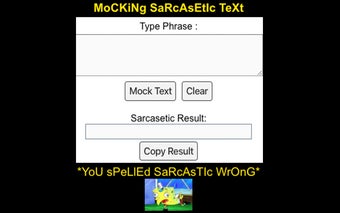 MoCKiNg SaRcAsEtIc TeXt