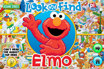 Look and Find Elmo on Sesame Street