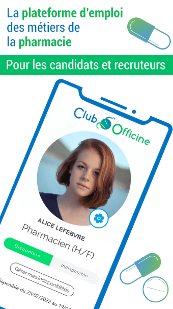 Club Officine Emploi pharmacie