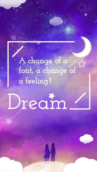 Dream Font for FlipFont , Cool Fonts Text Free