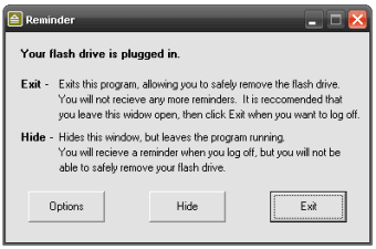 Flash Drive Reminder