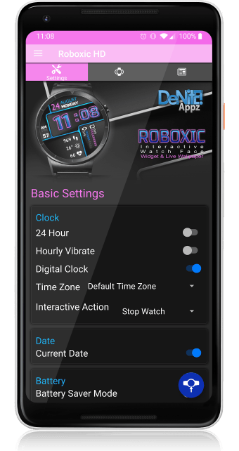 Roboxic HD Watch Face