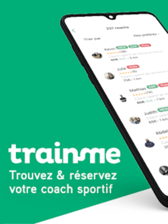 TrainMe - Votre coach sportif