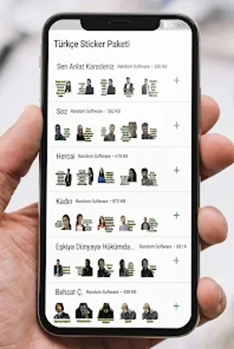 Türkçe Dizi Sticker  Çıkartma