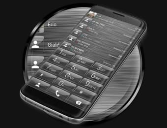 Dialer Theme Brushed Glass