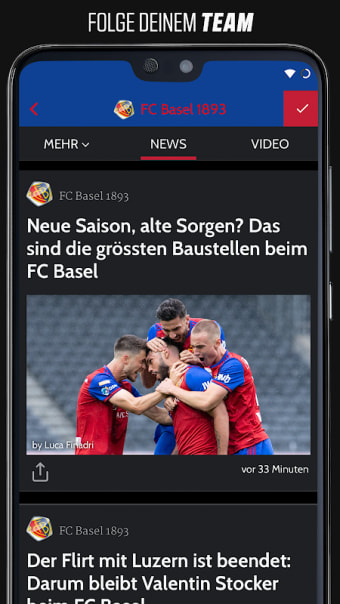 sport.ch: Live-Ticker, Video, Radio & News
