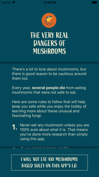 Snout: Mushroom Identification