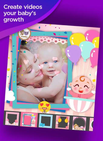 Baby video maker with song and