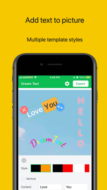 Dream Text: Add Text to Photos