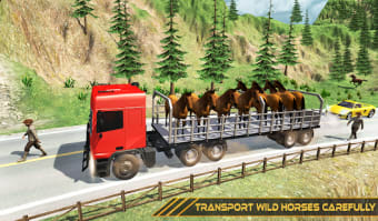 Horse Transport Truck Sim 19 Rescue Thoroughbred