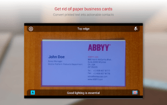 Business Card Reader - Business Card Scanner