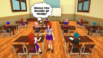 Anime school games: Dating Sim