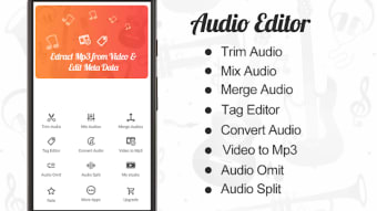 Audio Editor : CutMergeMix Extract Convert Audio