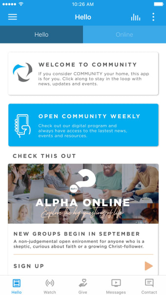 Community Christian App