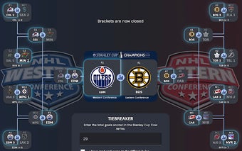 NHL Playoffs Bracket - Series Scores